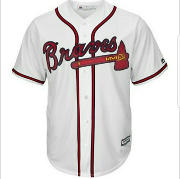 ATLANTA BRAVES MAJESTIC RONALD ACUNA JR JERSEY - Picture 2 of 7